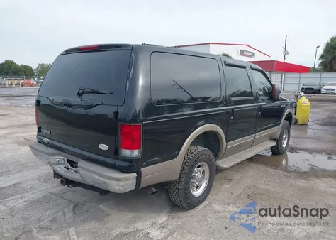 2000 Ford Excursion Limited from USA, damaged, VIN 1FMNU43S6YEB86877
